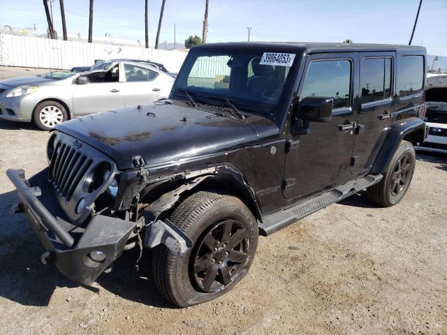 1C4BJWEG7EL254857 - 2014 JEEP WRANGLER U SAHARA BLACK photo 1