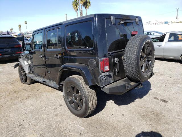 1C4BJWEG7EL254857 - 2014 JEEP WRANGLER U SAHARA BLACK photo 2