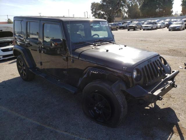 1C4BJWEG7EL254857 - 2014 JEEP WRANGLER U SAHARA BLACK photo 4