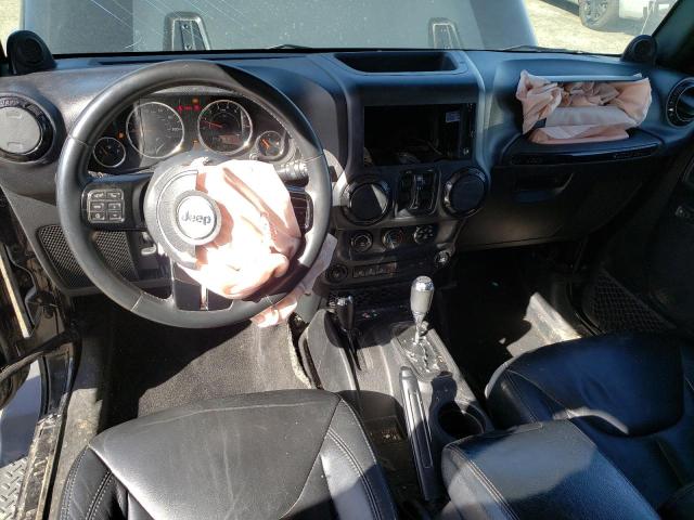 1C4BJWEG7EL254857 - 2014 JEEP WRANGLER U SAHARA BLACK photo 8
