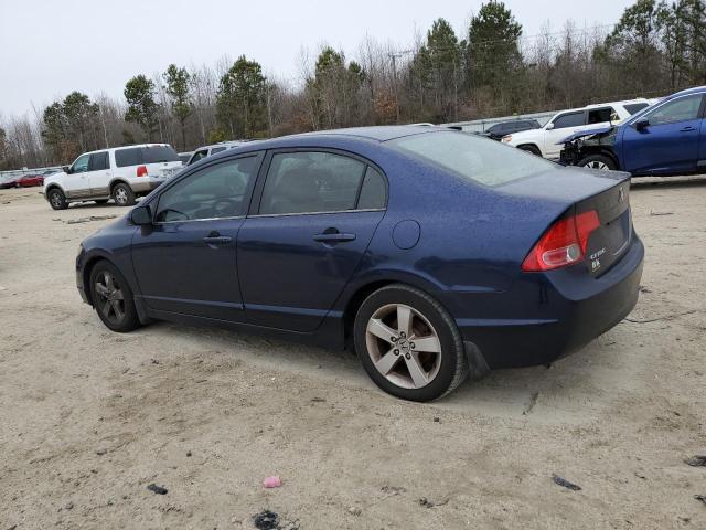 1HGFA16856L092225 - 2006 HONDA CIVIC EX BLUE photo 2