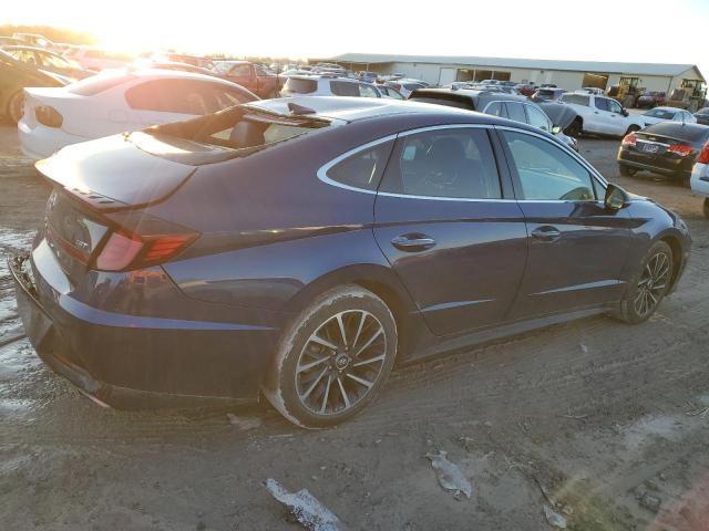 5NPEJ4J28LH017775 - 2020 HYUNDAI SONATA SEL PLUS BLUE photo 3