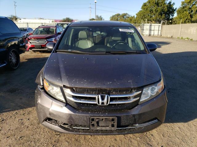 5FNRL5H64EB033208 - 2014 HONDA ODYSSEY EXL GRAY photo 5