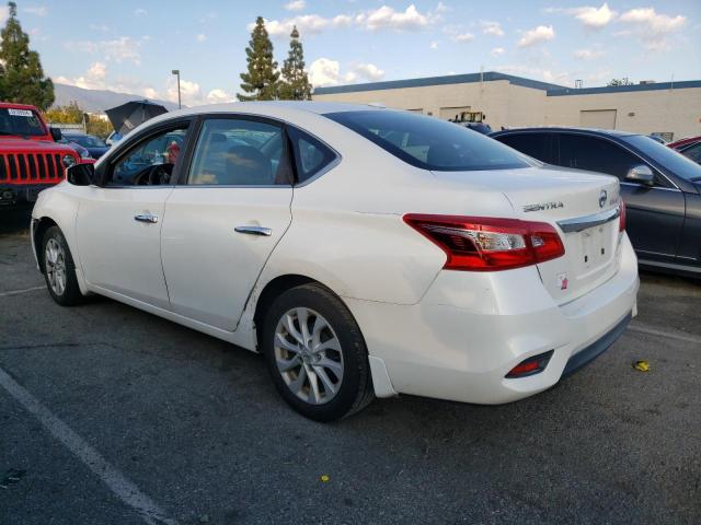 3N1AB7AP7KY385524 - 2019 NISSAN SENTRA S WHITE photo 2