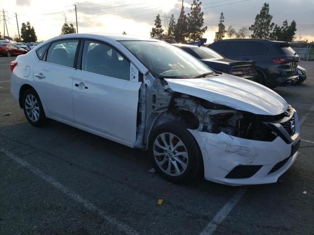 3N1AB7AP7KY385524 - 2019 NISSAN SENTRA S WHITE photo 4