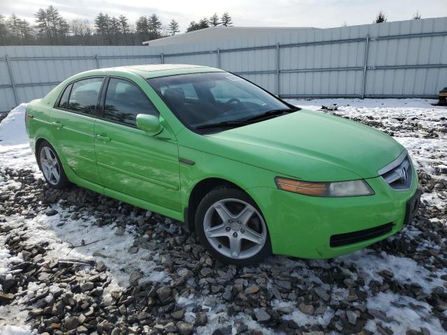 19UUA662X5A046674 - 2005 ACURA TL GREEN photo 4