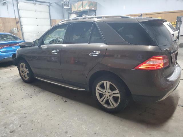 4JGDA5HB1DA173684 - 2013 MERCEDES-BENZ ML 350 4MATIC BROWN photo 2