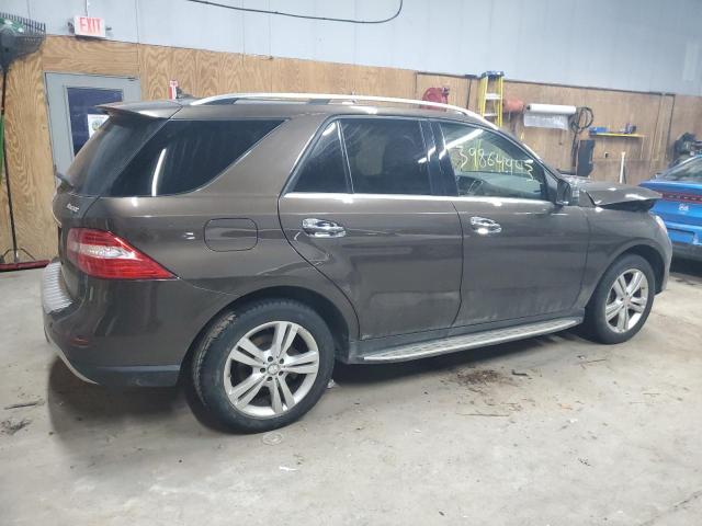 4JGDA5HB1DA173684 - 2013 MERCEDES-BENZ ML 350 4MATIC BROWN photo 3