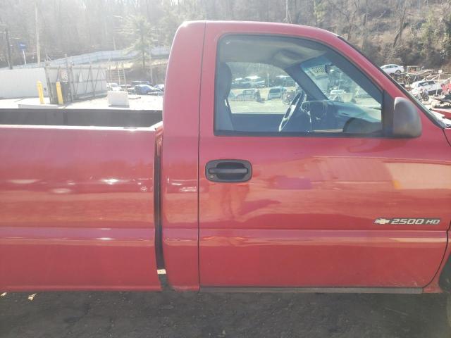 1GCHC24U16E202859 - 2006 CHEVROLET SILVERADO C2500 HEAVY DUTY RED photo 10