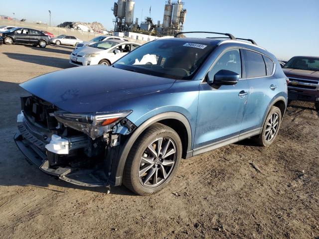 JM3KFADL3H0219720 - 2017 MAZDA CX-5 GRAND TOURING BLUE photo 1