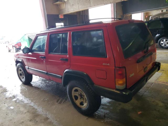 1J4FJ68S6WL131029 - 1998 JEEP CHEROKEE SPORT RED photo 2