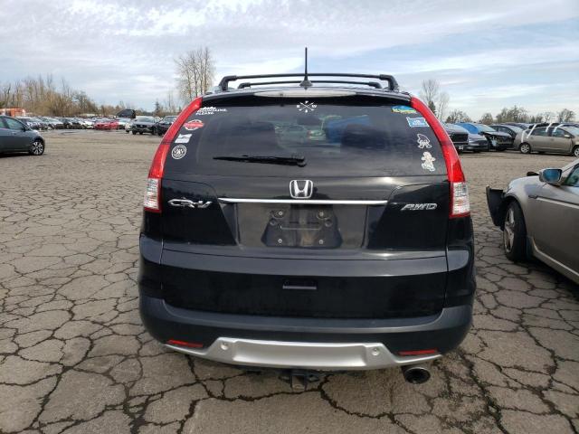 2HKRM4H76DH615875 - 2013 HONDA CR-V EXL BLACK photo 6