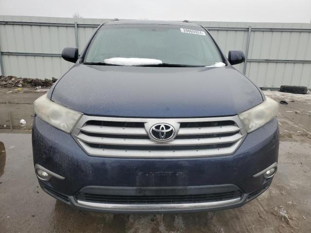 5TDZA3EH1DS041907 - 2013 TOYOTA HIGHLANDER BASE BLUE photo 5