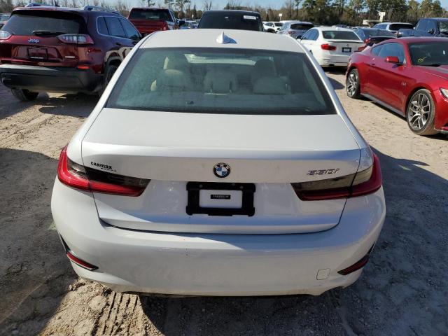 3MW5R1J06L8B26483 - 2020 BMW 330I WHITE photo 6