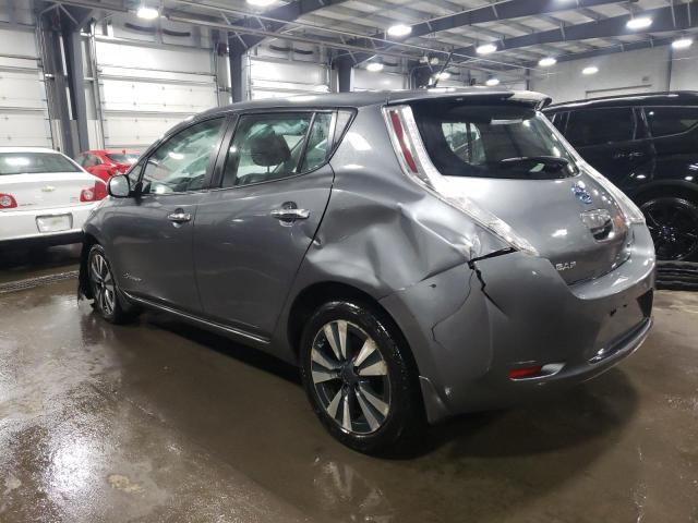 1N4BZ0CP5GC307489 - 2016 NISSAN LEAF SV GRAY photo 2