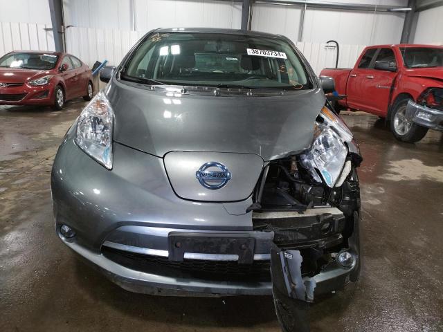 1N4BZ0CP5GC307489 - 2016 NISSAN LEAF SV GRAY photo 5