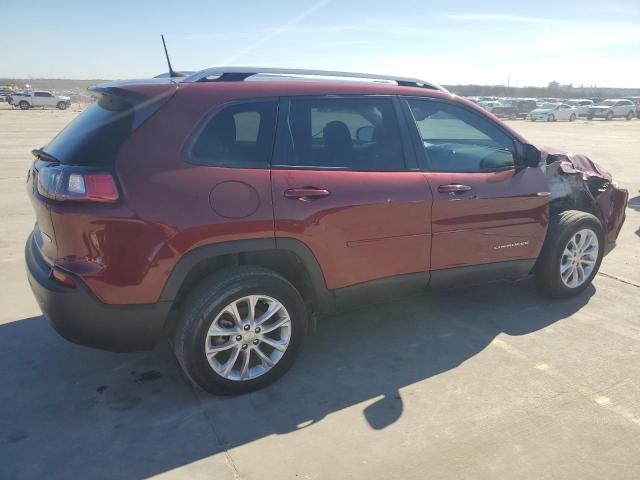 1C4PJLCB8MD174052 - 2021 JEEP CHEROKEE LATITUDE MAROON photo 3