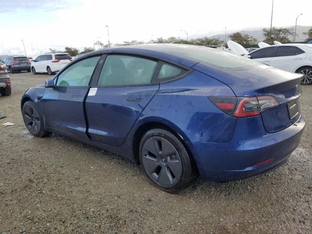 5YJ3E1EA9PF707325 - 2023 TESLA MODEL 3 BLUE photo 2