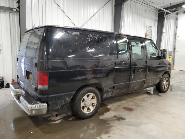 1FTRE14W56DA17794 - 2006 FORD ECONOLINE E150 VAN BLACK photo 3