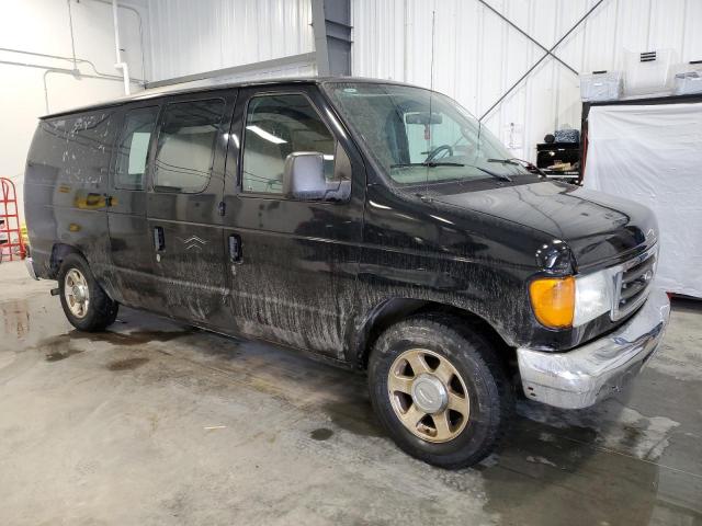 1FTRE14W56DA17794 - 2006 FORD ECONOLINE E150 VAN BLACK photo 4