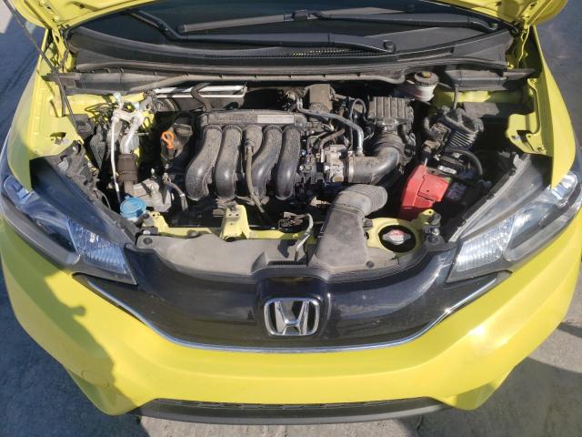 JHMGK5H75GX025659 - 2016 HONDA FIT EX YELLOW photo 11