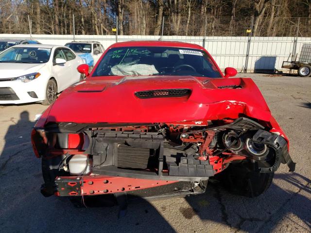 2C3CDZFJ9KH508752 - 2019 DODGE CHALLENGER R/T SCAT PACK RED photo 5