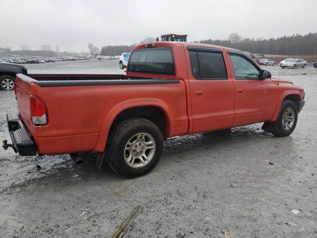 1D7HL38X83S299944 - 2003 DODGE DAKOTA QUAD SPORT RED photo 3