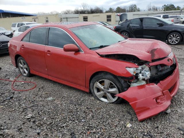 4T1BF3EK6BU635881 - 2011 TOYOTA CAMRY BASE RED photo 4