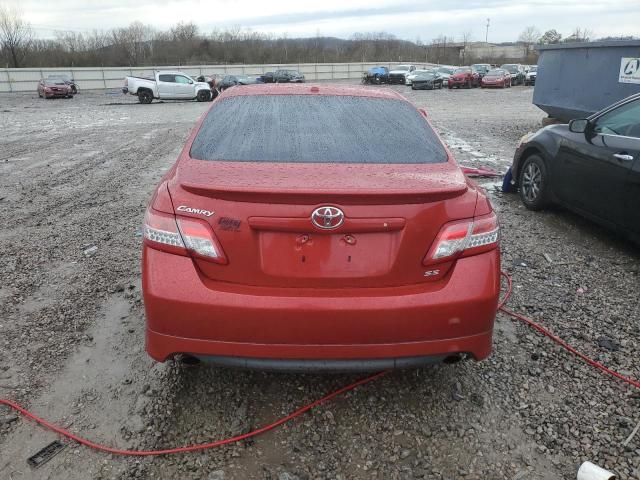 4T1BF3EK6BU635881 - 2011 TOYOTA CAMRY BASE RED photo 6