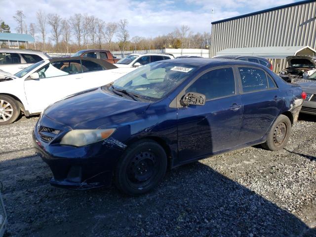 5YFBU4EE0CP011891 - 2012 TOYOTA COROLLA BASE BLUE photo 1