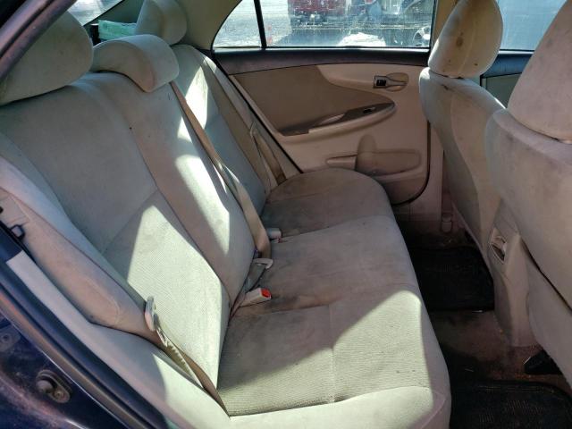 5YFBU4EE0CP011891 - 2012 TOYOTA COROLLA BASE BLUE photo 10