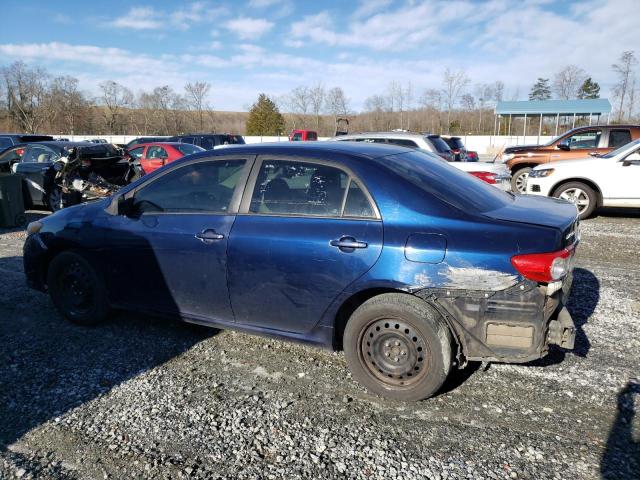5YFBU4EE0CP011891 - 2012 TOYOTA COROLLA BASE BLUE photo 2