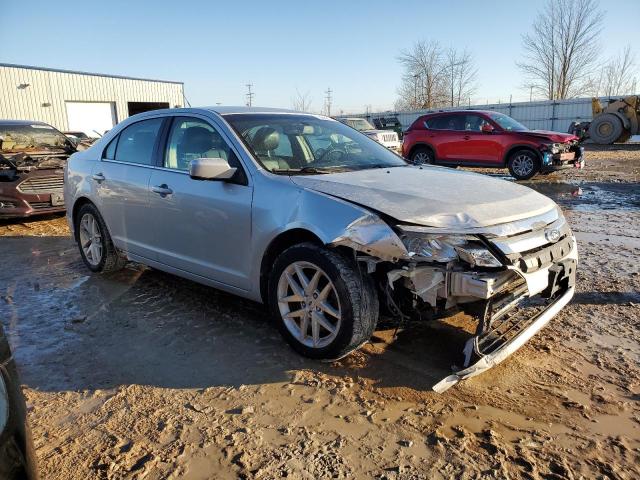 3FAHP0JG7BR310522 - 2011 FORD FUSION SEL SILVER photo 4