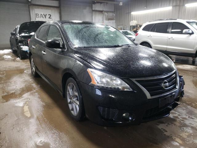 3N1AB7AP5EY277164 - 2014 NISSAN SENTRA S BLACK photo 4