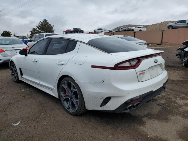 KNAE45LC5K6055201 - 2019 KIA STINGER GT1 WHITE photo 2