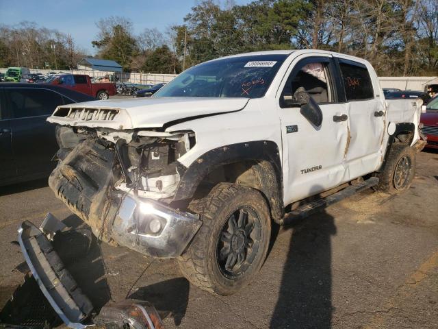 5TFDW5F17EX347448 - 2014 TOYOTA TUNDRA CREWMAX SR5 WHITE photo 1