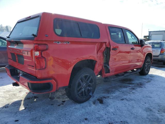 1GCPYBEK0MZ402180 - 2021 CHEVROLET SILVERADO K1500 CUSTOM RED photo 3