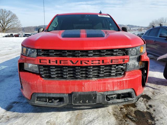 1GCPYBEK0MZ402180 - 2021 CHEVROLET SILVERADO K1500 CUSTOM RED photo 5