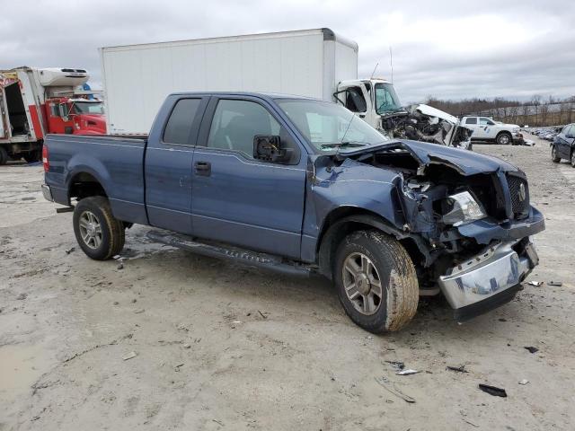 1FTPX14585NB70915 - 2005 FORD F150 BLUE photo 4