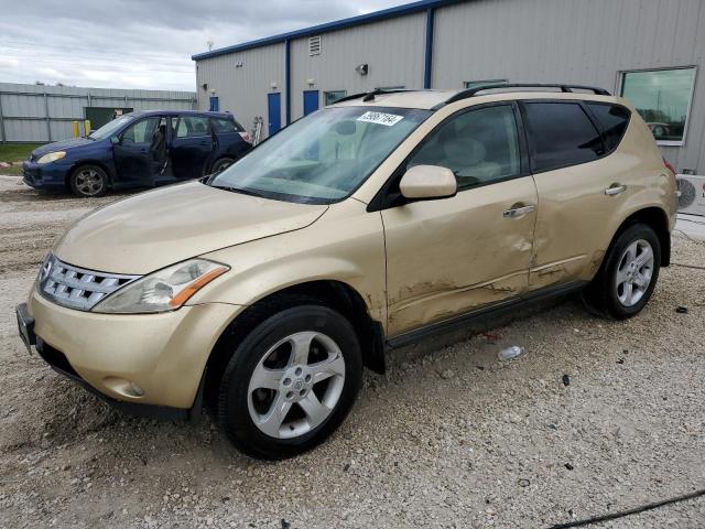 JN8AZ08W73W235973 - 2003 NISSAN MURANO SL BEIGE photo 1