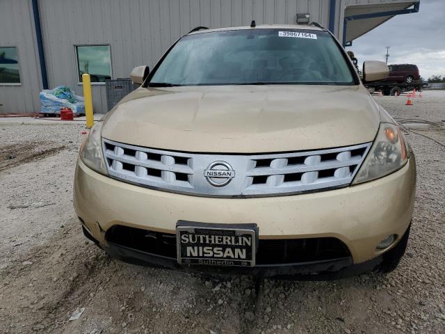 JN8AZ08W73W235973 - 2003 NISSAN MURANO SL BEIGE photo 5