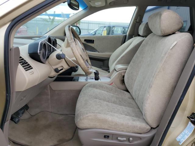 JN8AZ08W73W235973 - 2003 NISSAN MURANO SL BEIGE photo 7