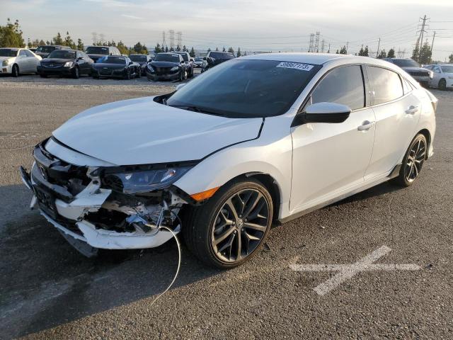 SHHFK7H44MU408995 - 2021 HONDA CIVIC SPORT WHITE photo 1