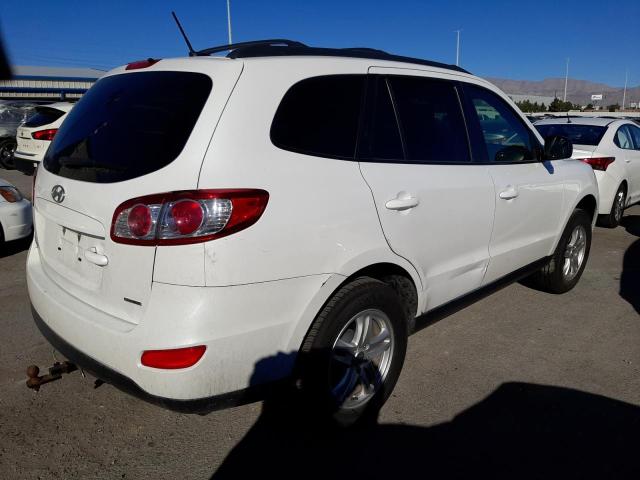 5XYZGDAB7CG141009 - 2012 HYUNDAI SANTA FE GLS WHITE photo 3