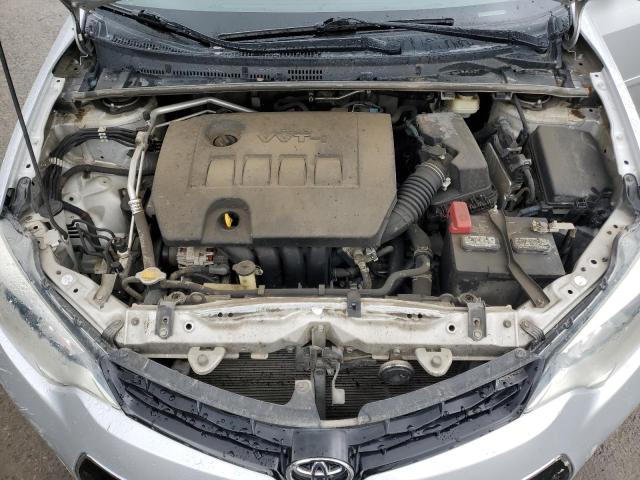 5YFBURHEXGP529408 - 2016 TOYOTA COROLLA L SILVER photo 11