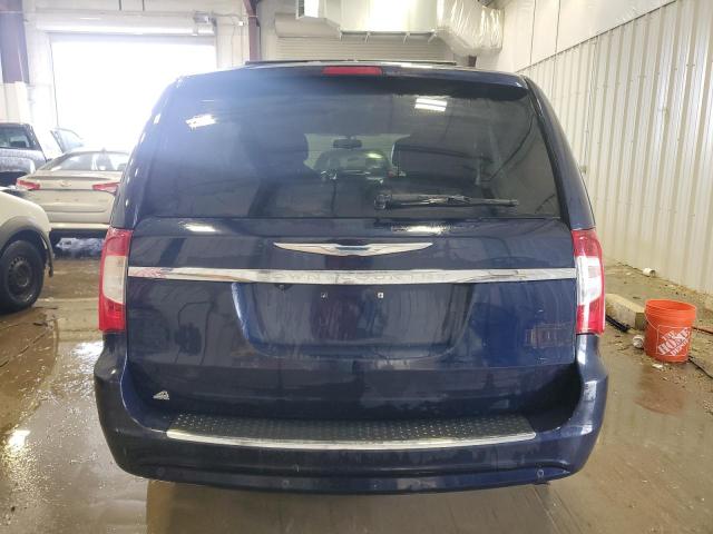 2C4RC1CG0CR300760 - 2012 CHRYSLER TOWN & COU TOURING L BLUE photo 6