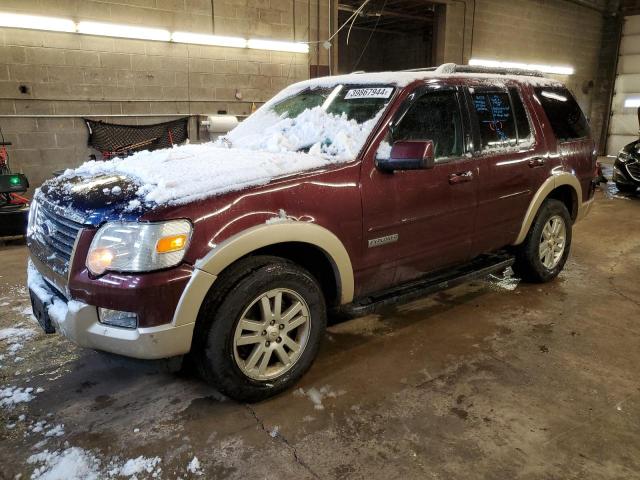 1FMEU74E38UB14258 - 2008 FORD EXPLORER EDDIE BAUER MAROON photo 1