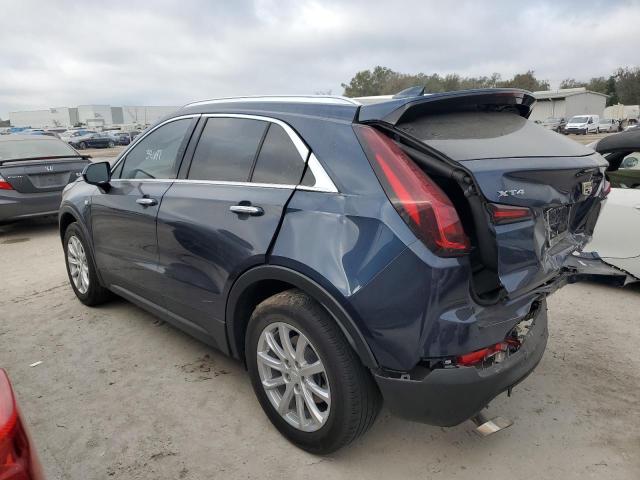 1GYAZAR46MF000877 - 2021 CADILLAC XT4 LUXURY BLUE photo 2