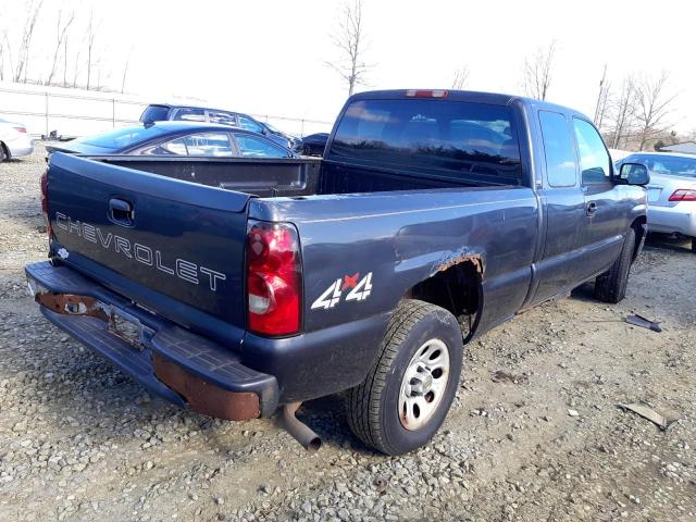 2GCEK19V551292213 - 2005 CHEVROLET silverado K1500 BLUE photo 3