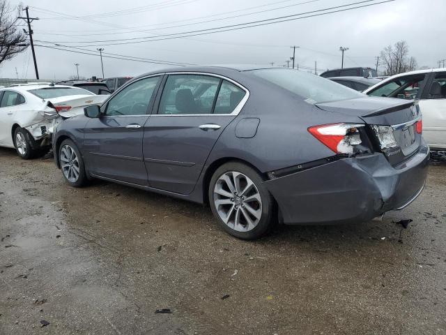 1HGCR2E52EA009434 - 2014 HONDA ACCORD SPORT GRAY photo 2